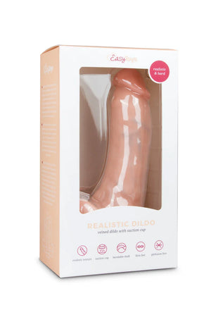 Dildo realista de 20 cm-Brinquedos fáceis-Bege
