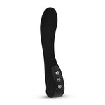 Brinquedos fáceis-vibrador do G-ponto com reforços-preto