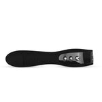 Brinquedos fáceis-vibrador do G-ponto com reforços-preto