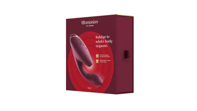 Womanizer DUO 2-Estimulador Clitoriano com ar pulsado-vermelho