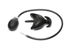 Plugue Anal de silicone inflável-Preto