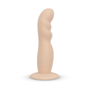 EasyToys-Dildo Com alça e arnês-Preto / Bege