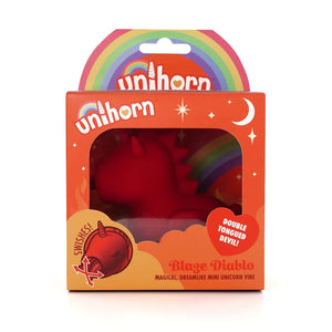 Unihorn-Vibrador Blaze Diablo-Vermelho
