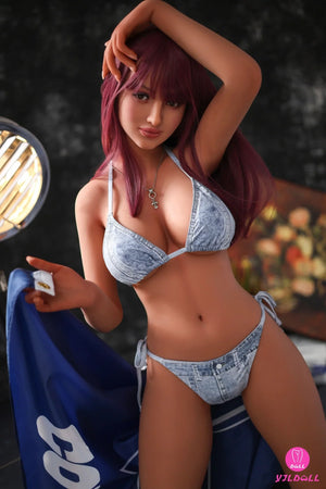 Boneca realista Amirah-TPE 159 cm, copo C